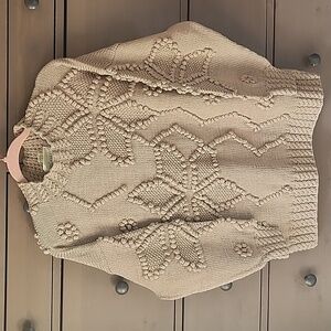 SWEATER BY CELTIC KNITS HAND KNITTED 100% PIMA COTTON LADIES  LARGE